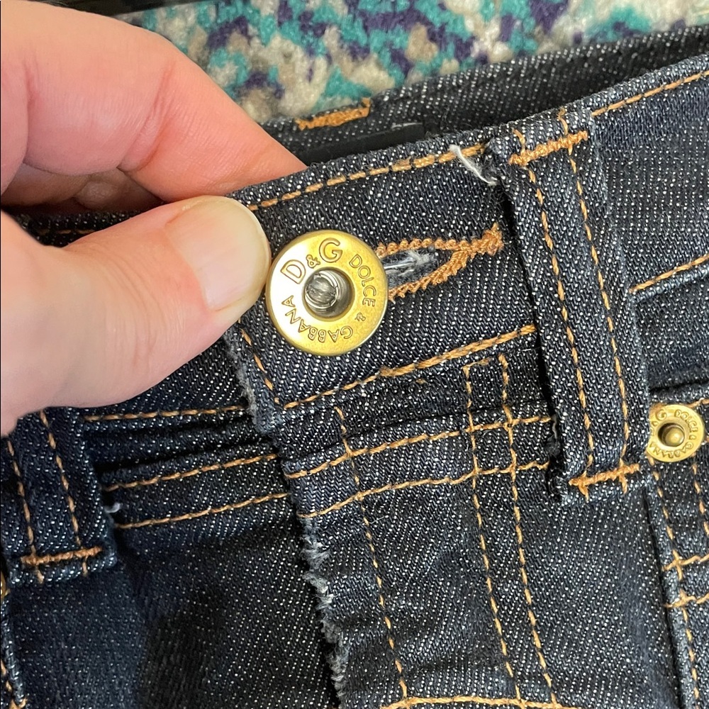 Dolce & Gabbana Indigo Denim Skirt D& G - Picture 11 of 17